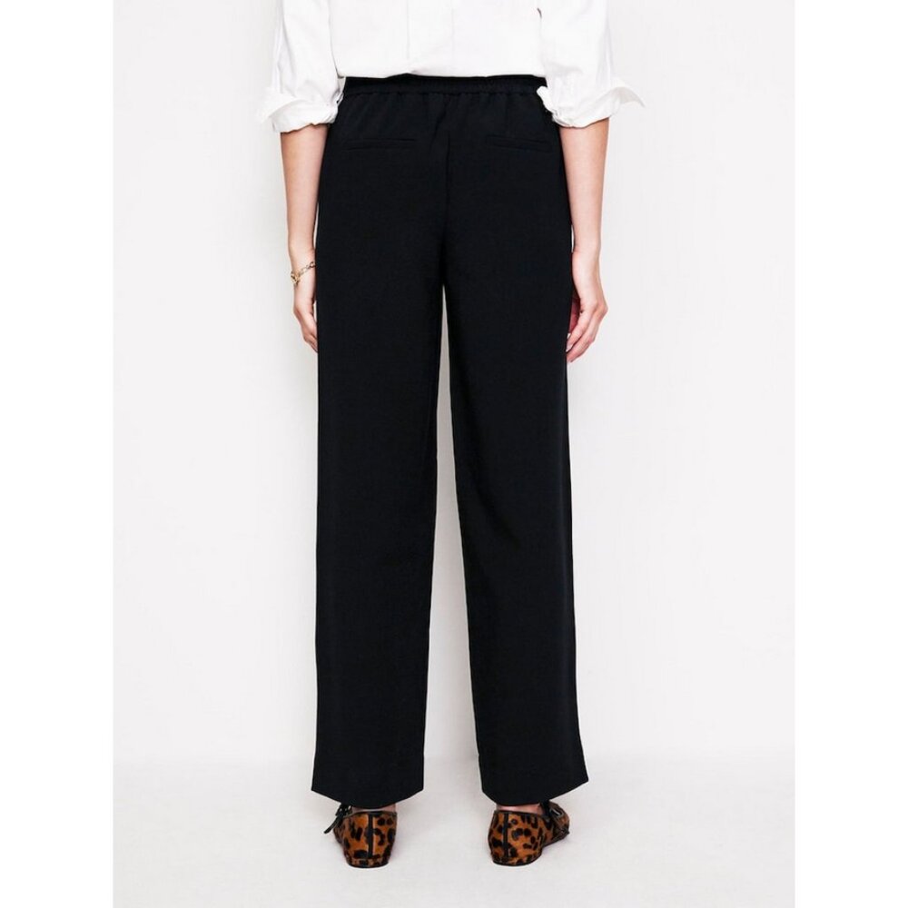 Boden Black Side Stripe Pull-on Trousers - Picture 4 of 16